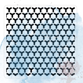 Трафарет - Соты мини