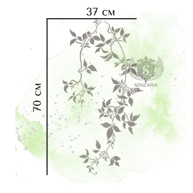 Трафарет - Клематисы набор большой