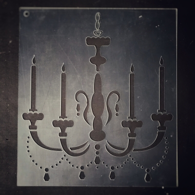 Трафарет - Люстра